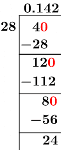 4/28 Long Division Method 4/28 Long Division Method