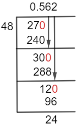 27/48 Long Division Method