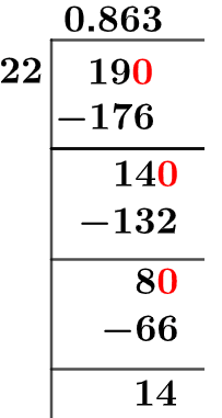 19/22 Long Division Method