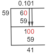 6/59 Long Division Method