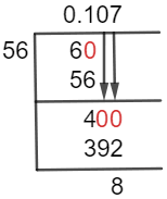 As a decimal 6/56 Long Division Method