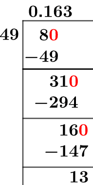 8/49 Long Division Method