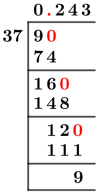 9-37-as-a-decimal 9/37 Long Division Method