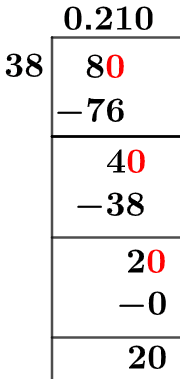 8/38 Long Division Method