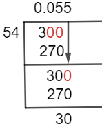As a decimal 3/54 Long Division Method