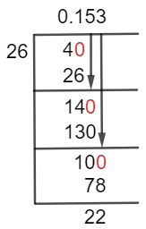 As a decimal 4/26 Long Division Method