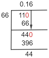 As a decimal 11/66 Long Division Method