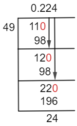 11/49 Long Division Method