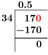 17/34 Long Division Method 17/34 Long Division Method