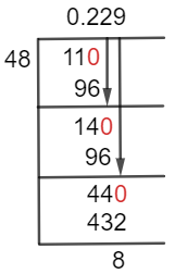 11/48 Long Division Method