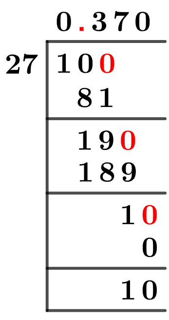 10/27 Long Division Method