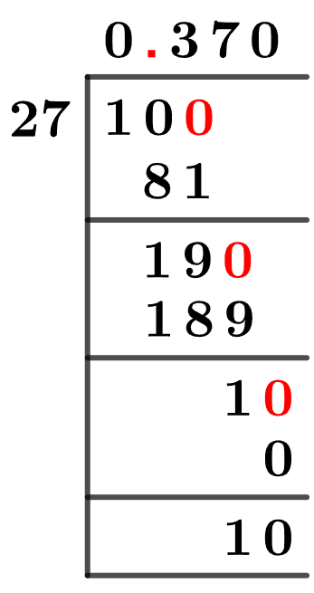 10-27-as-a-decimal 10/27 Long Division Method