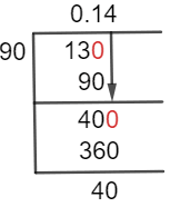 13/90 Long Division Method 13/90 Long Division Method
