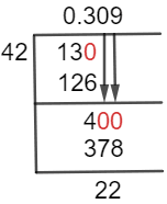 13/42 Long Division Method