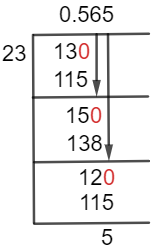 13/23 Long Division Method