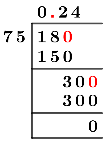 18-75-as-a-decimal 18/75 Long Division Method