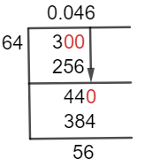 3/64 Long Division Method