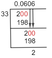 2/33 Long Division Method