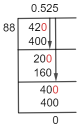 42/80 Long Division Method