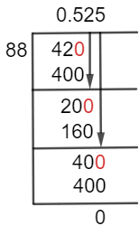 42/80 Long Division Method 42/80 Long Division Method