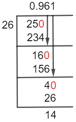25/26 Long Division Method 25/26 Long Division Method