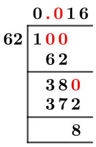 As a decimal