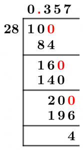 As a decimal