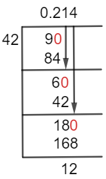 9/42 Long Division Method
