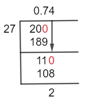 20/27 Long Division Method