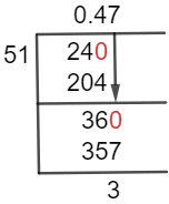 24/51 Long Division Method 24/51 Long Division Method