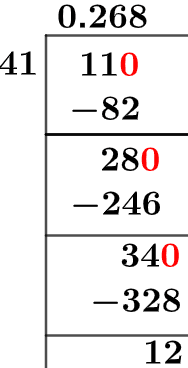 11/41 Long Division Method