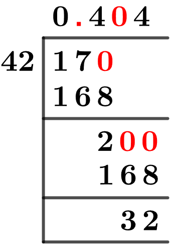 17/42 Long Division Method