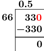 33/66 Long Division Method 33/66 Long Division Method
