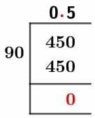 45/90 Long Division Method