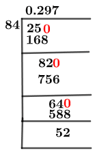 25/96 Long Division Method