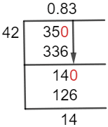 35/42 Long Division Method 35/42 Long Division Method