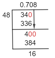 34/48 Long Division Method