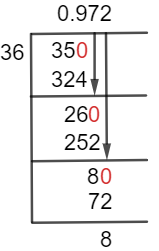 35/36 Long Division Method