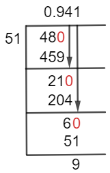48/51 Long Division Method