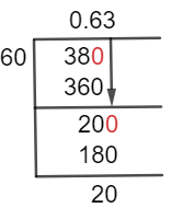 38/60 Long Division Method