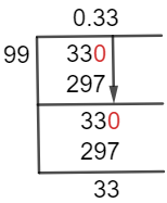 33/99 Long Division Method