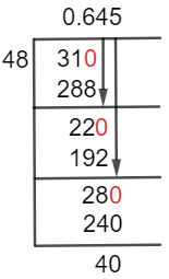 31/48 Long Division Method