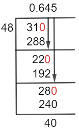 31/48 Long Division Method 31/48 Long Division Method