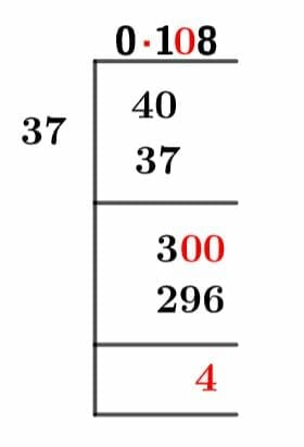 4/37 Long Division Method