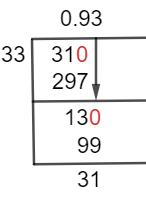 31/33 Long Division Method