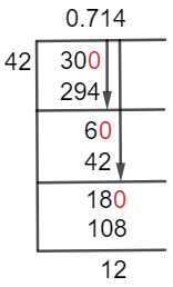 30/42 Long Division Method