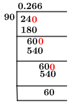 24/90 Long Division Method
