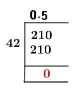 21/42 Long Division Method 21/42 Long Division Method