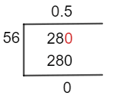 28/56 Long Division Method 28/56 Long Division Method