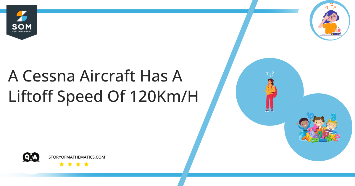 A Cessna Aircraft Has A Liftoff Speed Of 120KmH